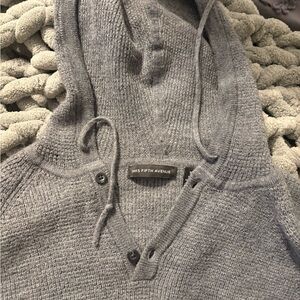 Saks Fifth Avenue Gray Sweater